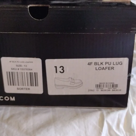 13 Torrid Classic Black Women's Slip-On Loafers - Picture 5 of 5